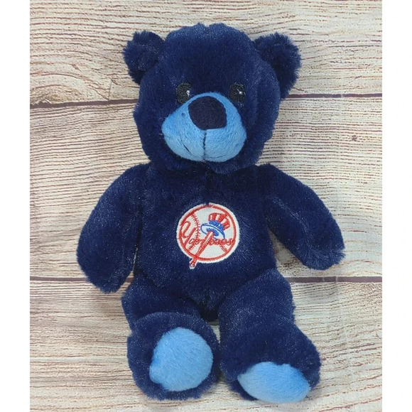 Good Stuff MLB New York Yankees Plush Bear Stuffed Animal Toy Blue 8" 2012 - Picture 1 of 5